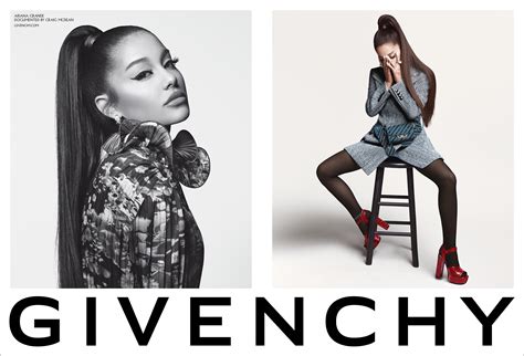 arianna grabde givenchy|ariana grande advertising.